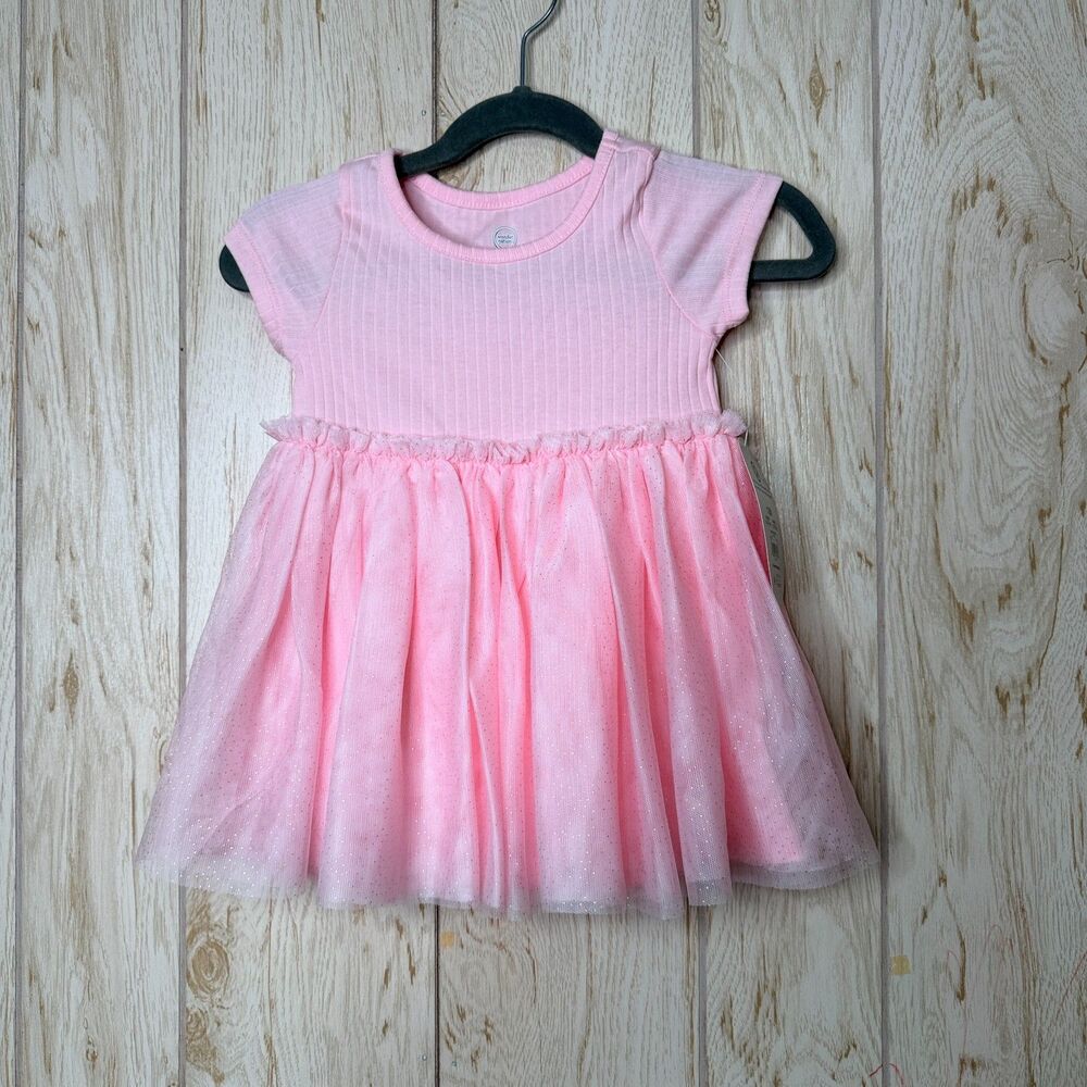 Wonder Nation Pink Toddler Girls Tutu Dress 12M